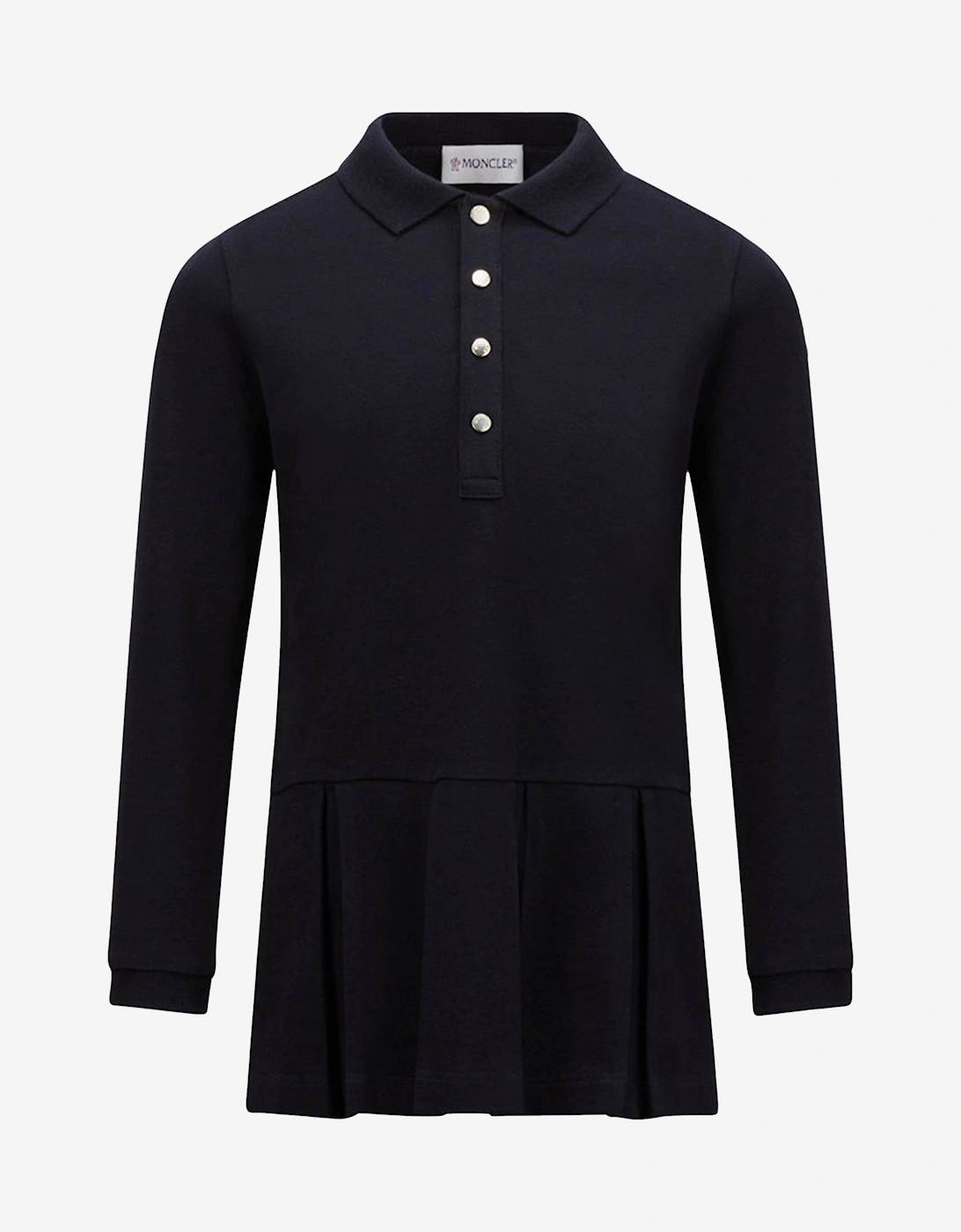 Enfant Girls Polo Dress in Navy