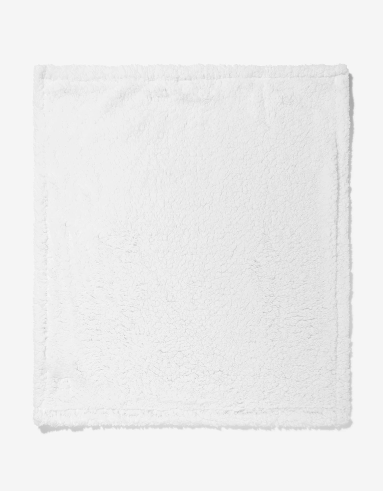 Baby Boys Sherpa Fleece Blanket in Blue (90cm)