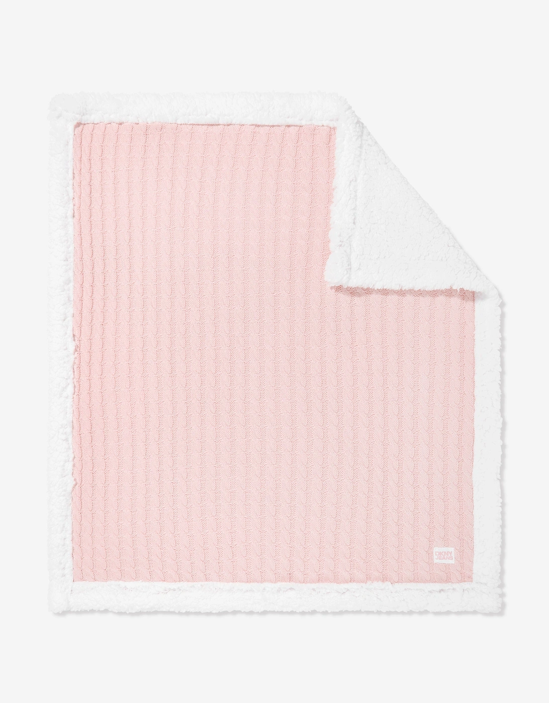 Baby Girls Sherpa Fleece Blanket in Pink (90cm), 5 of 4