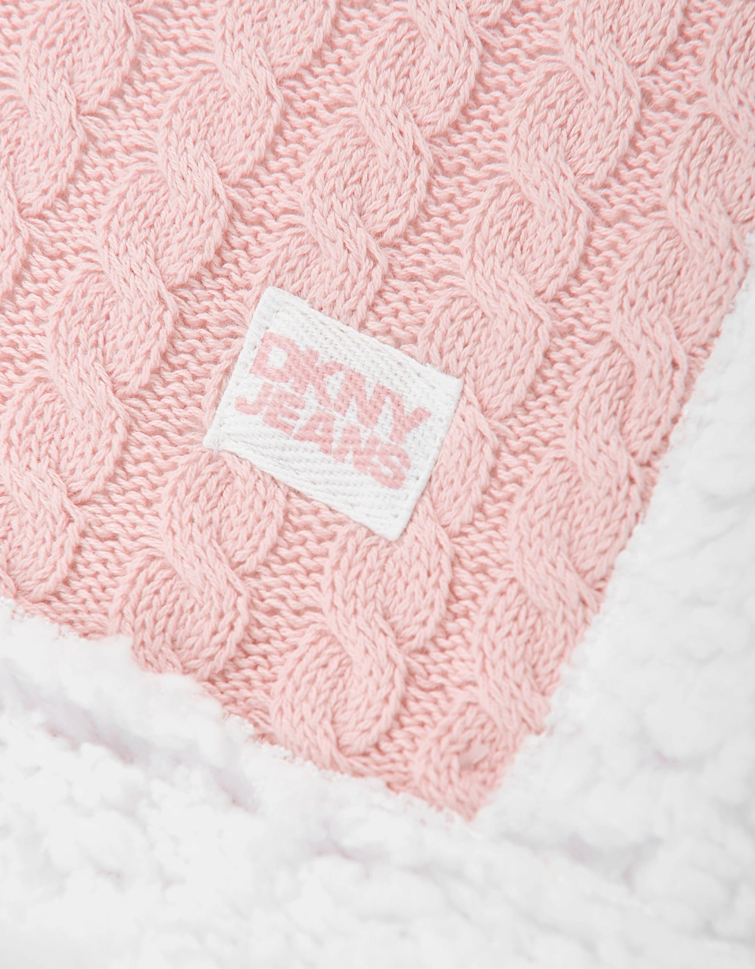 Baby Girls Sherpa Fleece Blanket in Pink (90cm)