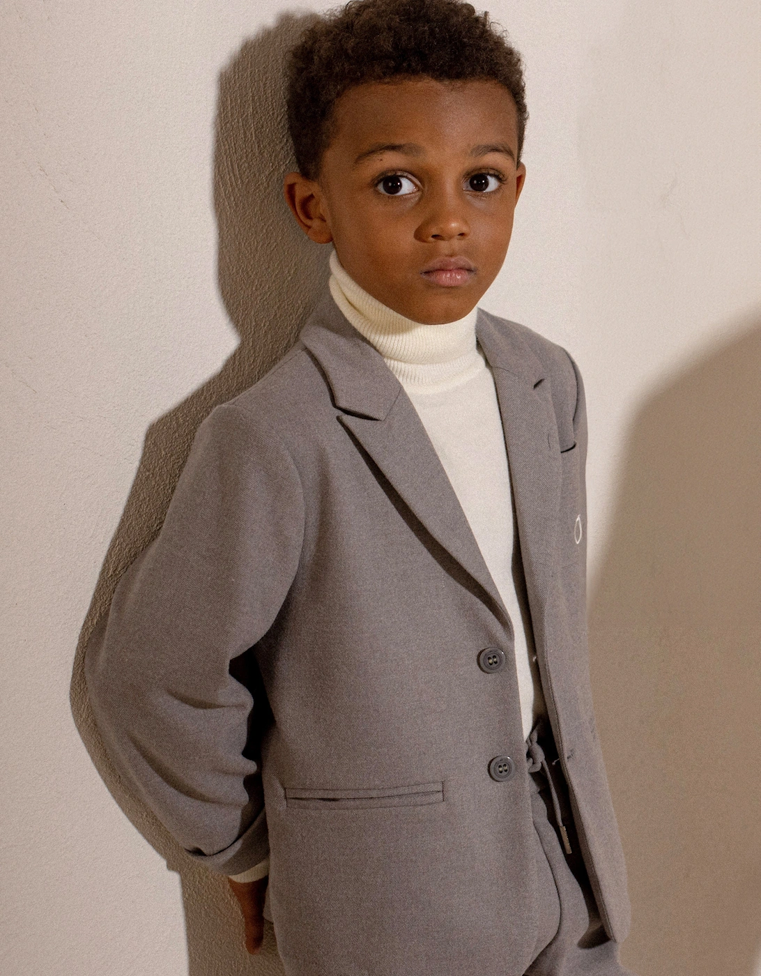 Boys Gramlin Jacket in Grey