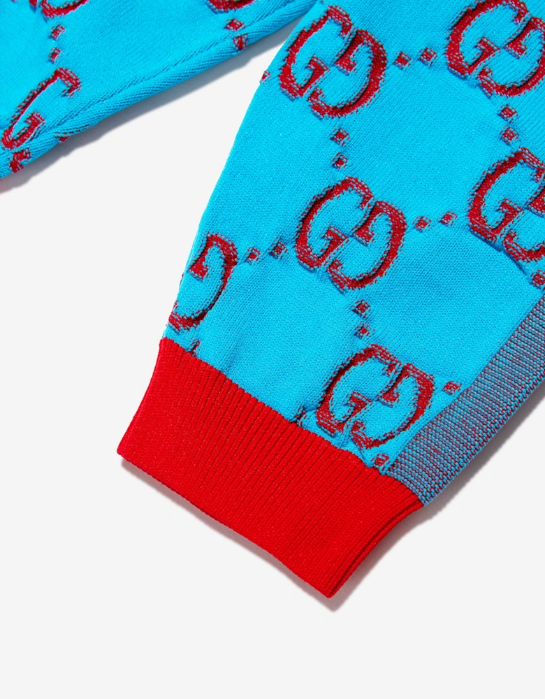 Baby Girls GG Logo Leggings in Blue