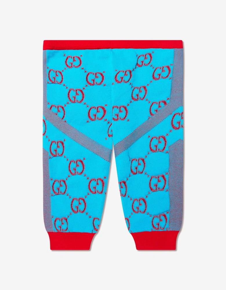 Baby Girls GG Logo Leggings in Blue