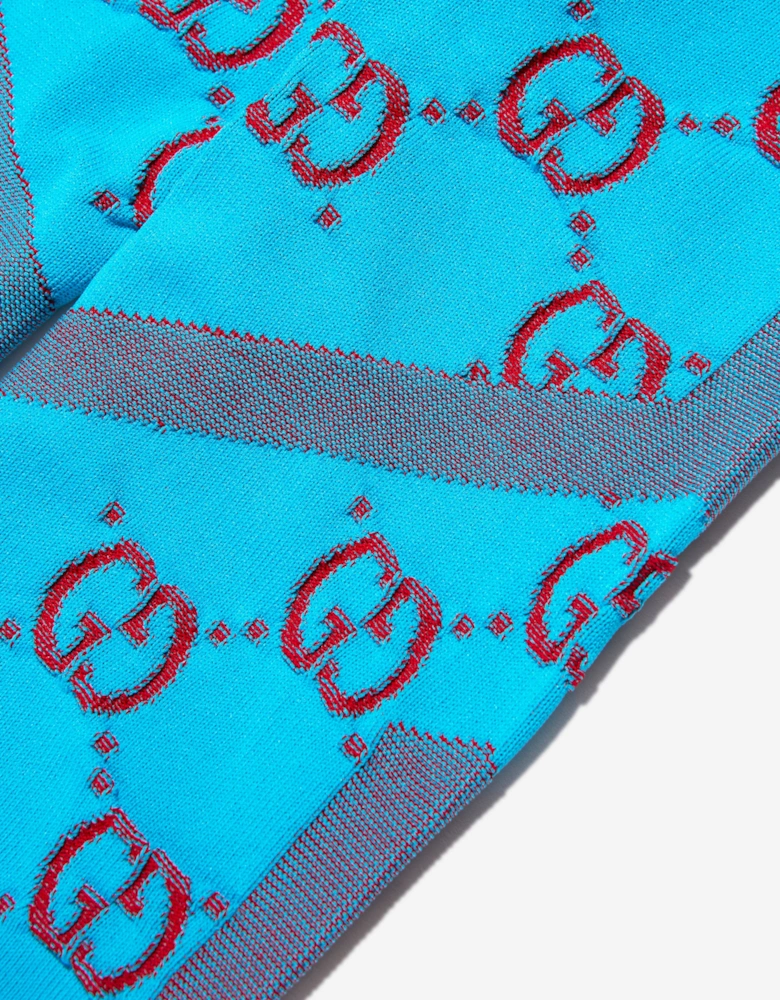 Baby Girls GG Logo Leggings in Blue