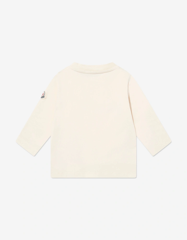Enfant Baby Girls Long Sleeve T-Shirt in Cream