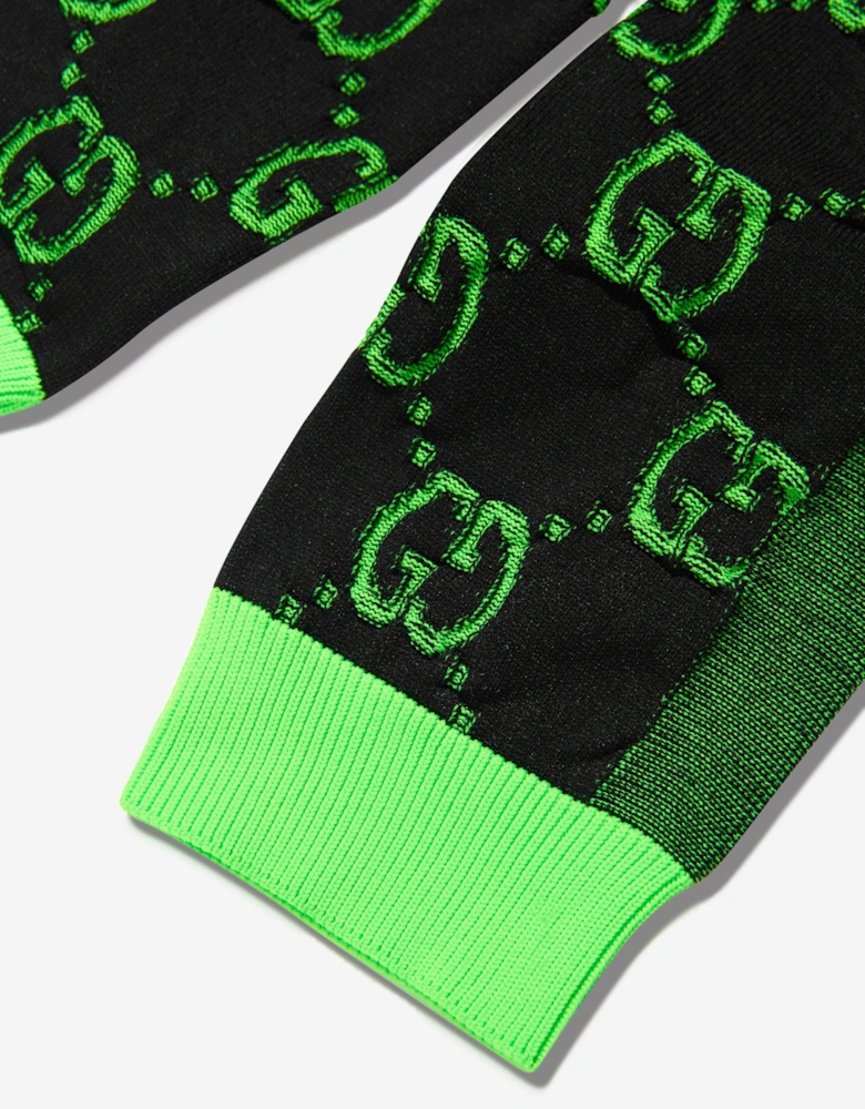 Girls GG Cycling Leggings In Black