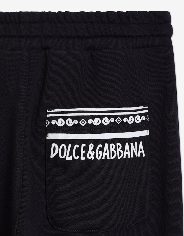 Boys Logo Joggers in Navy