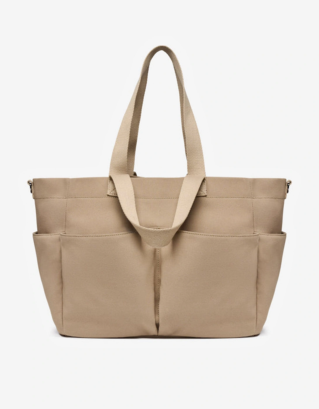 Baby Canvas Pocket Tote in Beige (30cm)