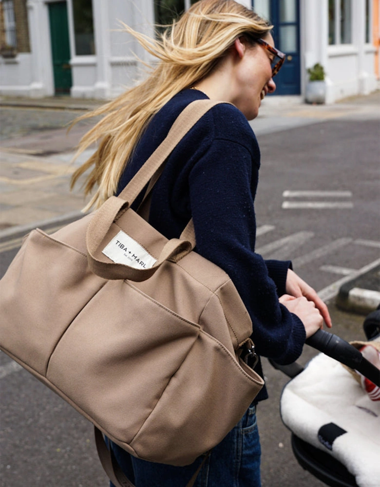 Baby Canvas Pocket Tote in Beige (30cm)