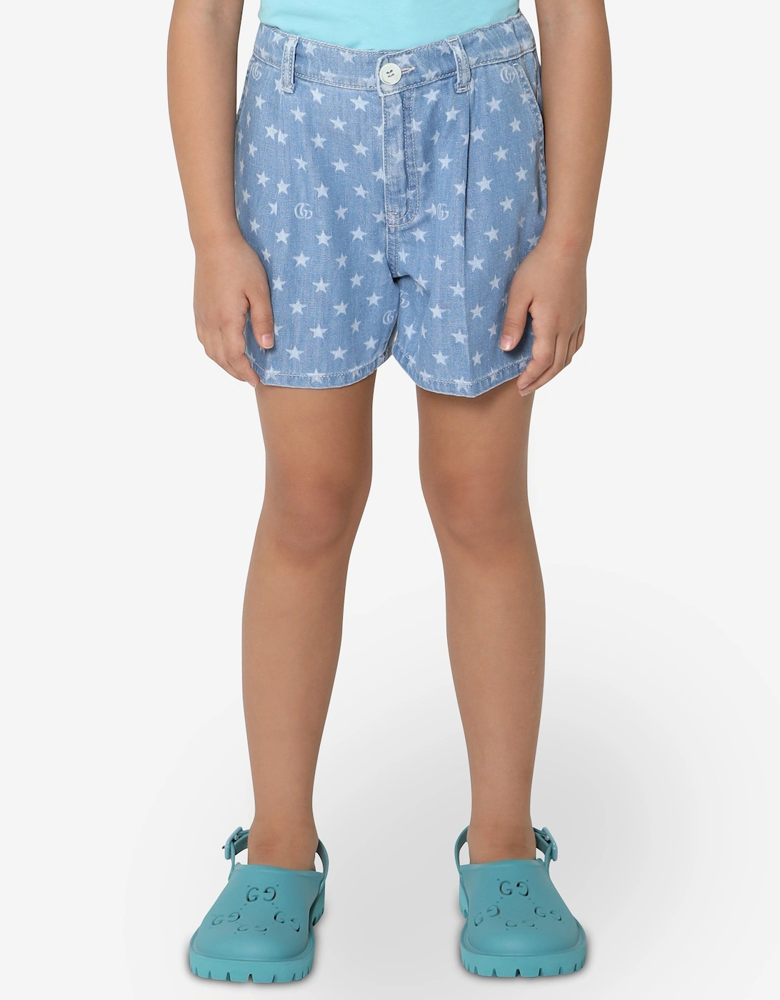 Kids Denim Shorts in Blue