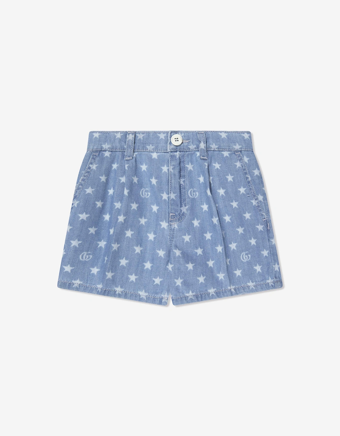 Kids Denim Shorts in Blue, 6 of 5