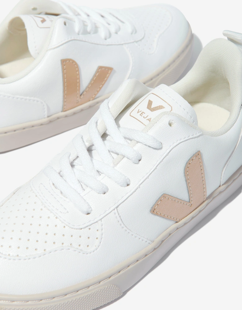 Kids V-10 Laces Trainers in White