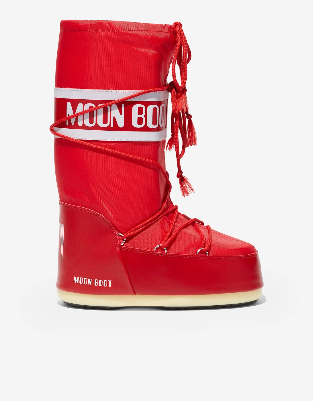 Moonboot Girl's Moon Boot Girls Icon Boots in Red - Size: EU 39 - 41 uk 6 - 7.5