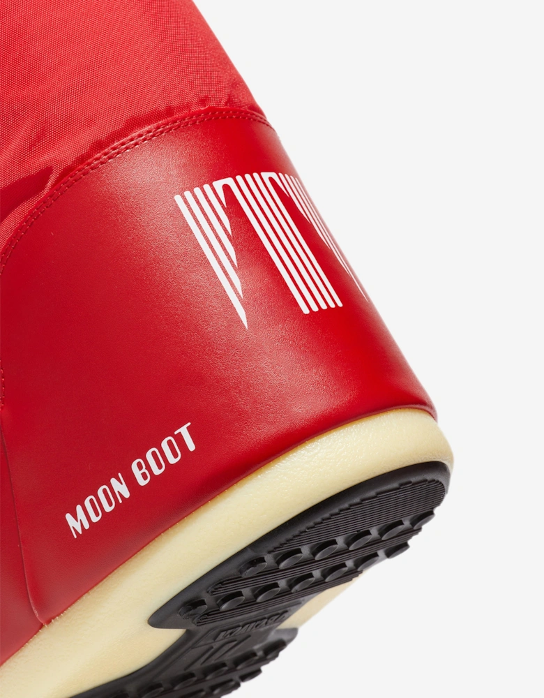 Moon Boot Girls Icon Boots in Red