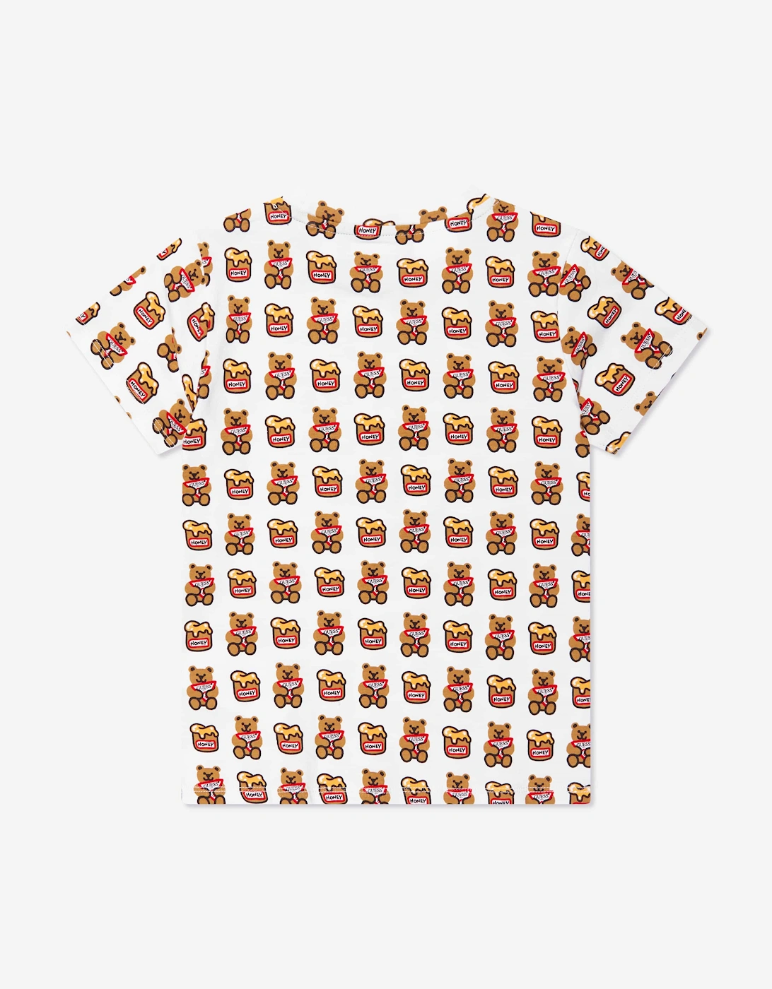 Kids Teddy Bear T-Shirt in White