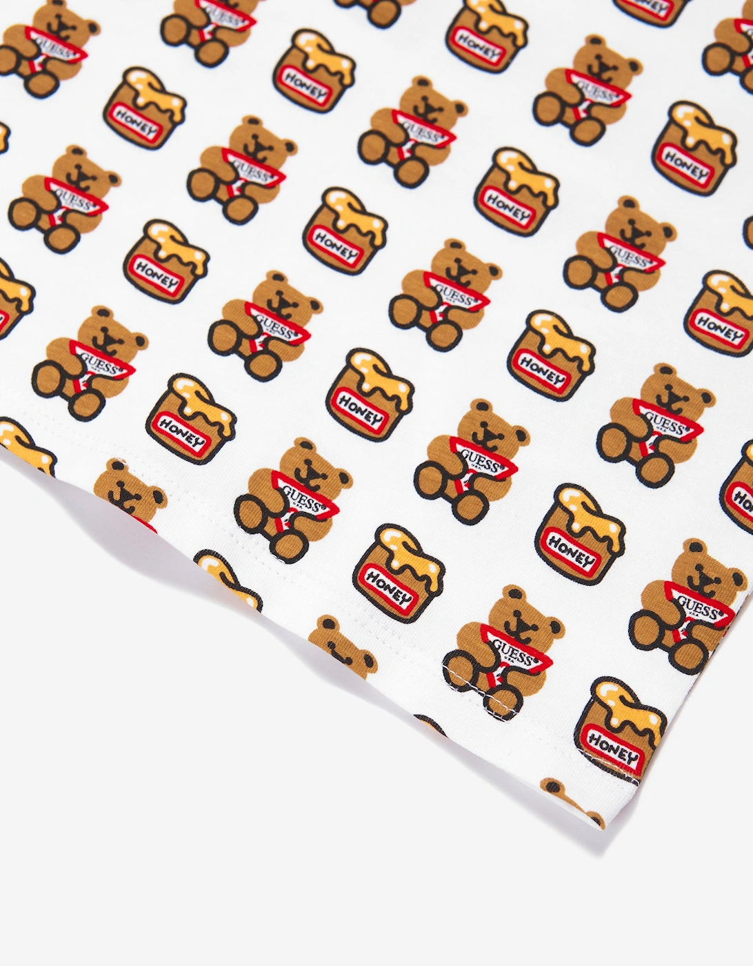 Kids Teddy Bear T-Shirt in White