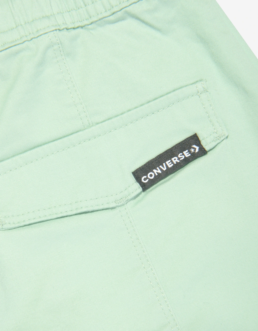 Girls Relaxed Woven Joggers in Green