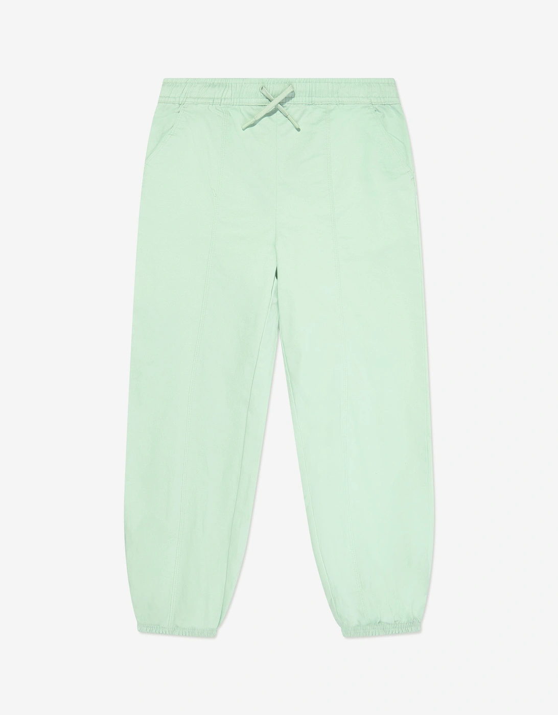 Converse Girls Green 'S Relaxed Woven Joggers In  15 Years/13 Years/14 Years Size 13 Kids