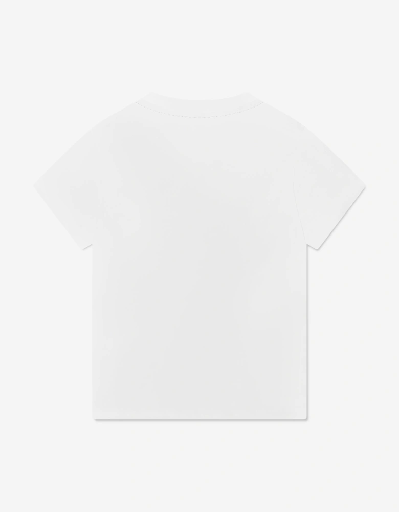 Kids Bear Logo T-Shirt in White