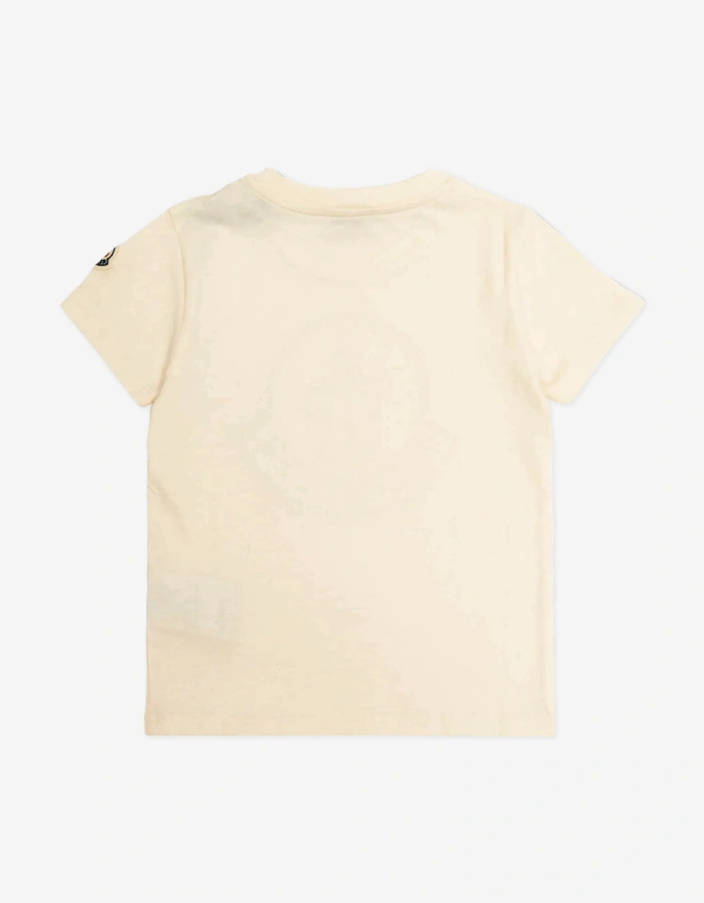 Enfant Girls Logo T-Shirt in Ivory