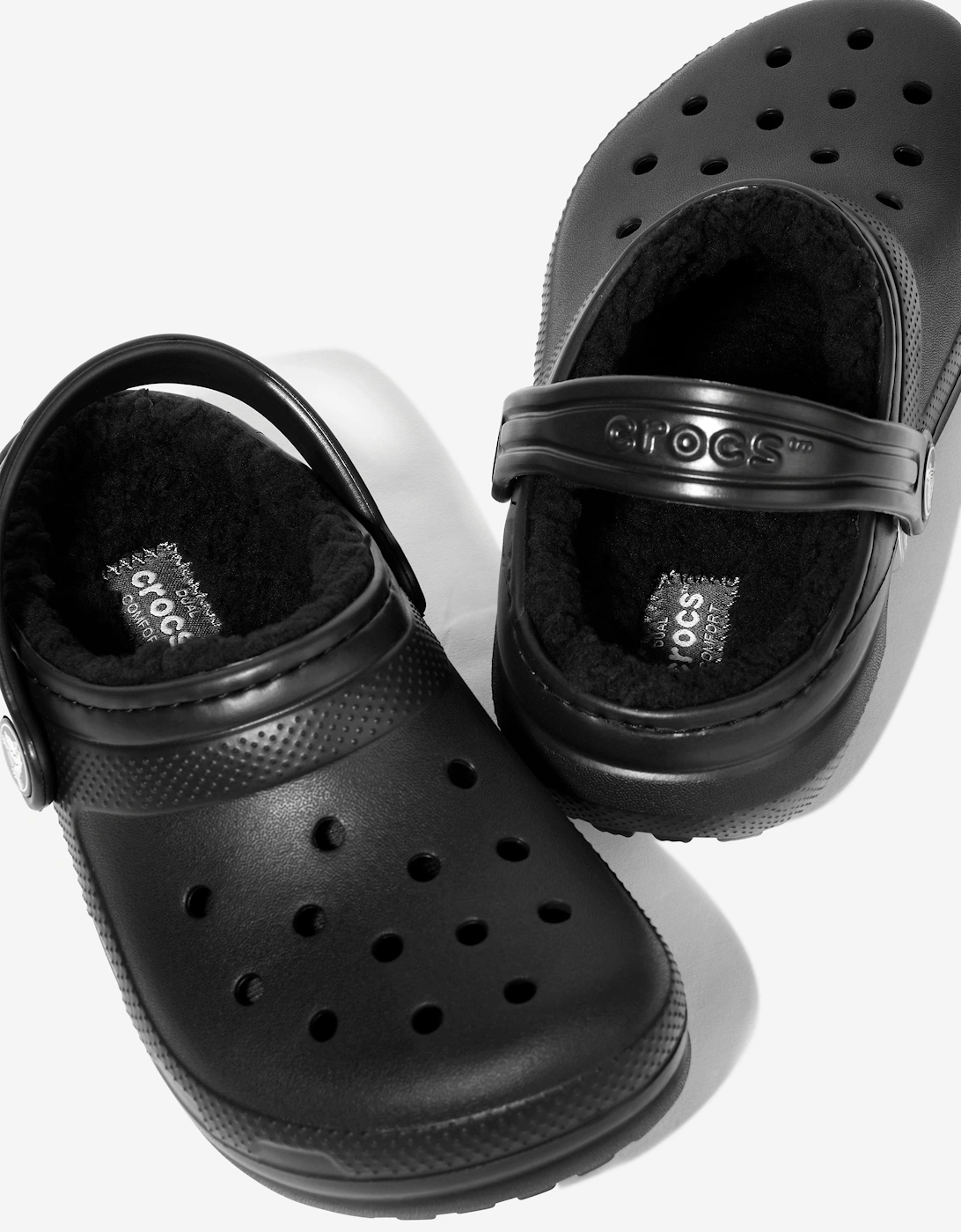 Kids Classic Lined Clog in Black