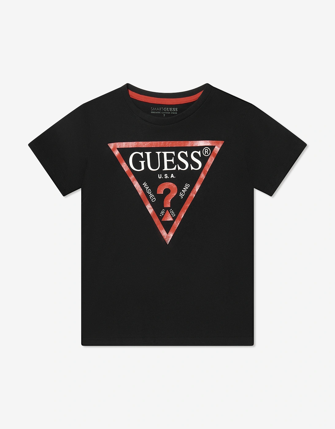 Boys Logo Print T-Shirt in Black, 5 of 4