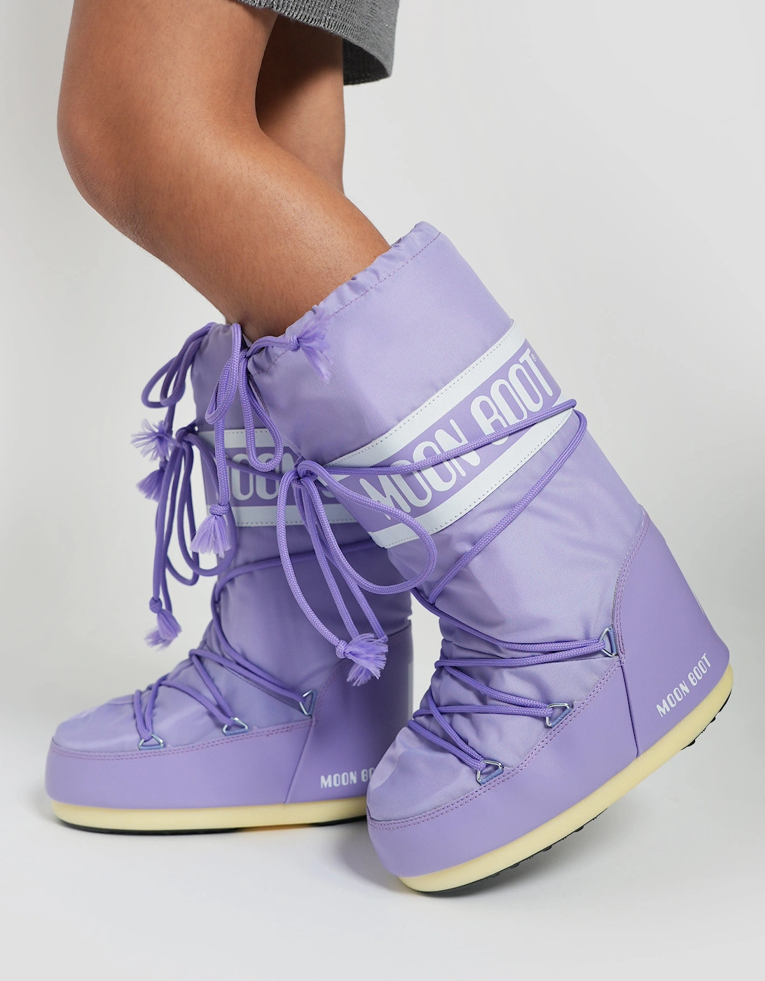 Moon Boot Girls Icon Boots in Purple