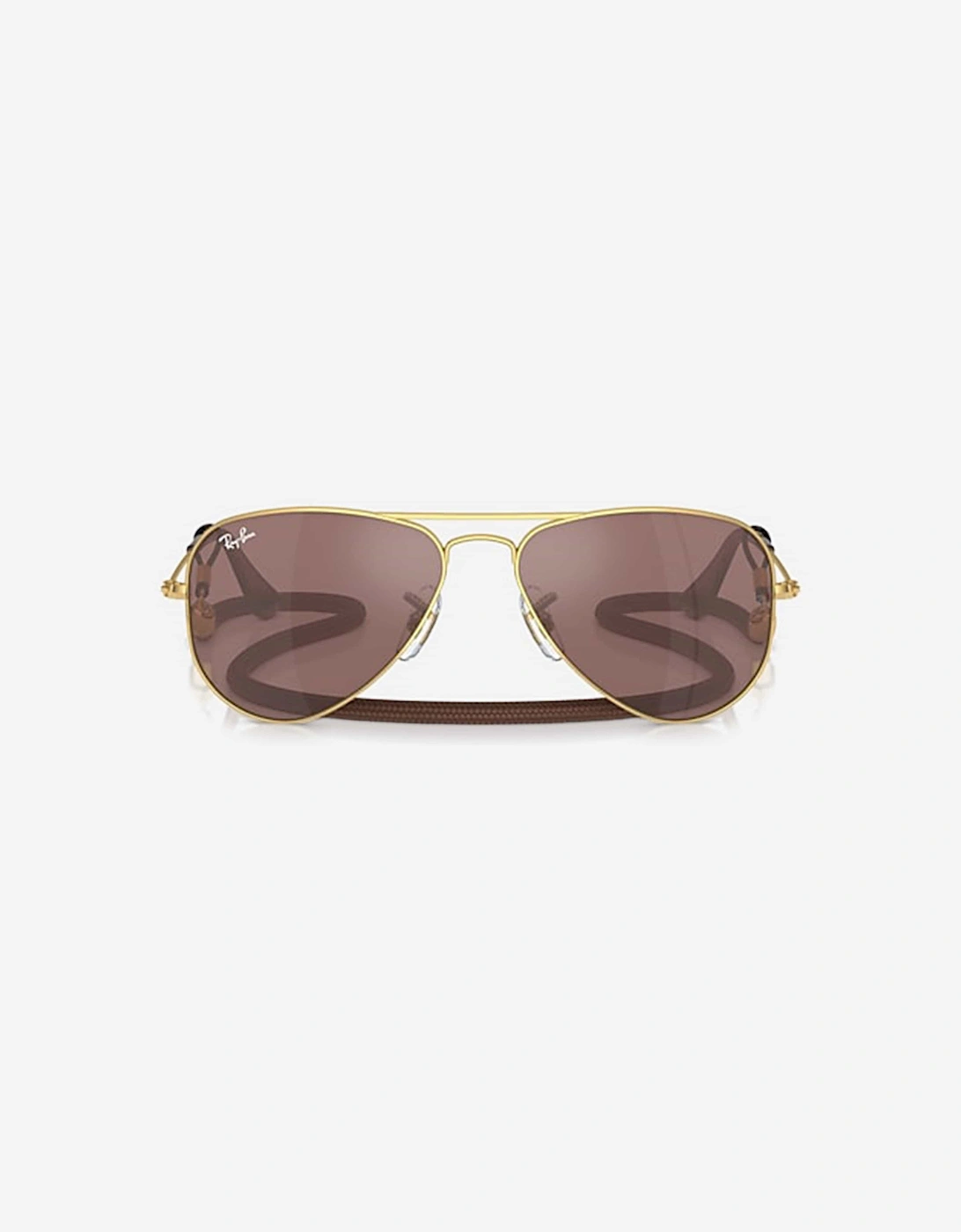Kids Aviator Sunglasses in Gold