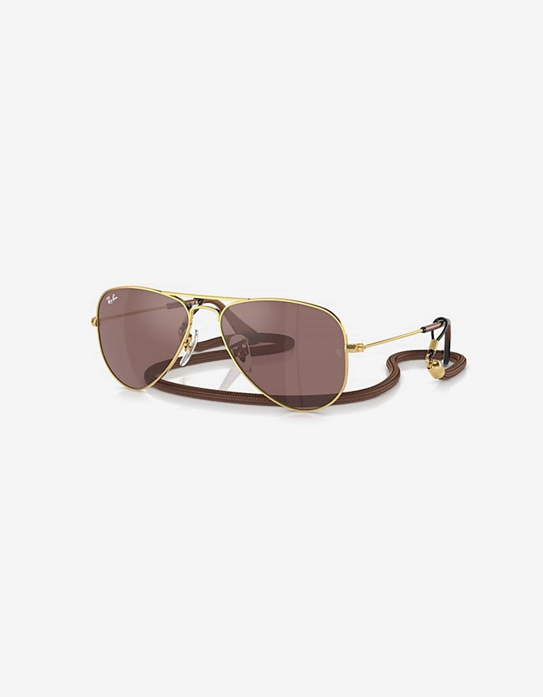 Kids Aviator Sunglasses in Gold, 7 of 6