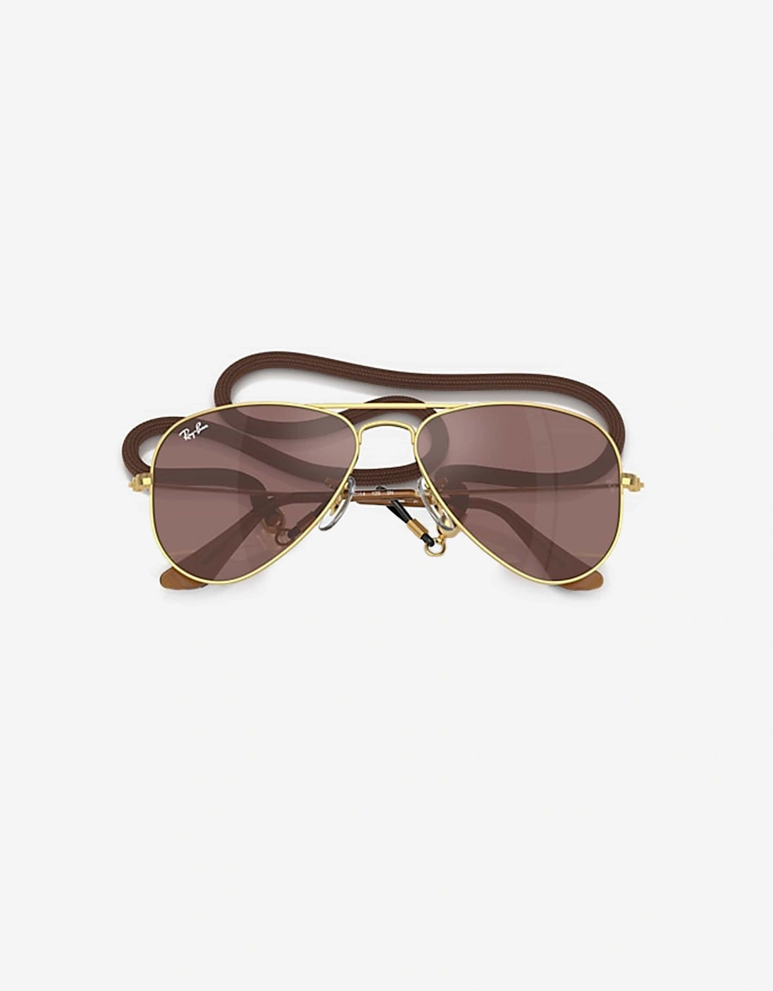 Kids Aviator Sunglasses in Gold