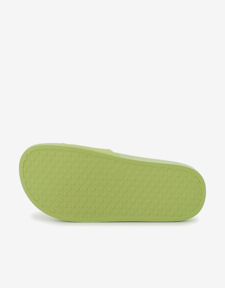 BOSS Boys Logo Sliders in Green