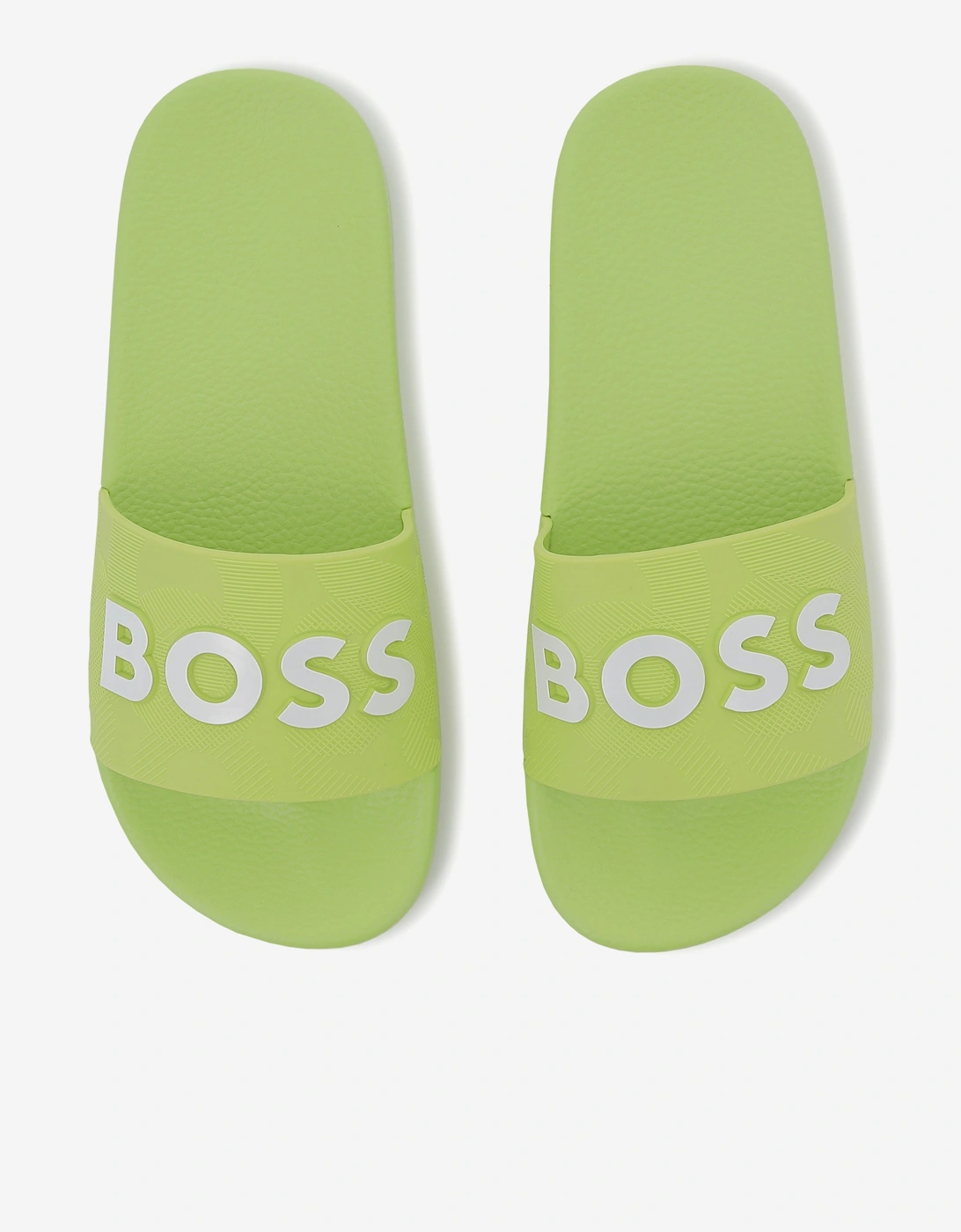BOSS Boys Logo Sliders in Green