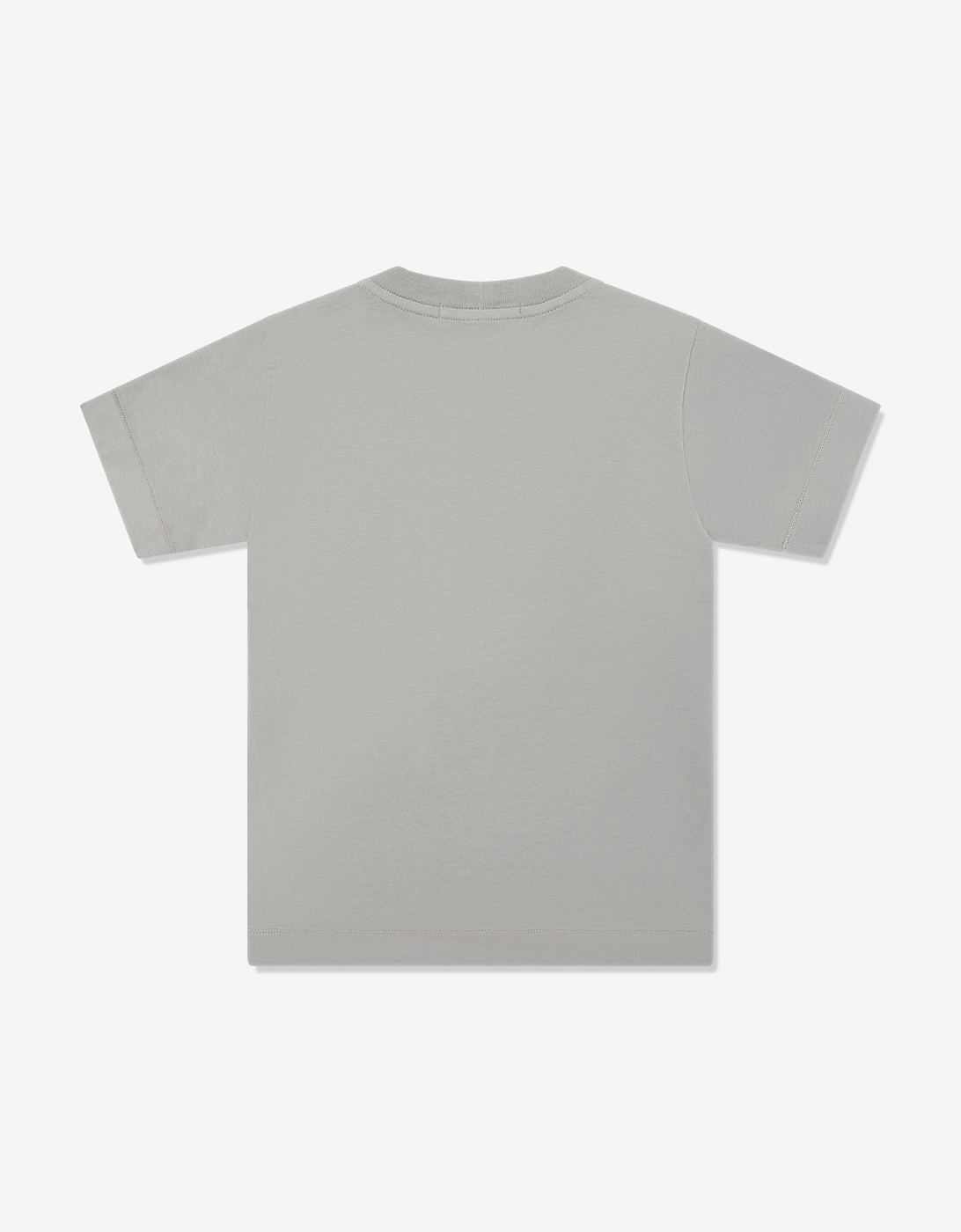 Boys Compass Logo T-Shirt in Grey