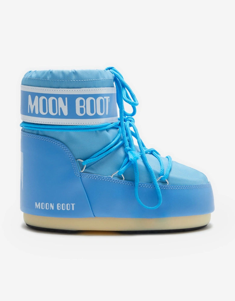 Moon Boot Boys Icon Low Boots in Blue