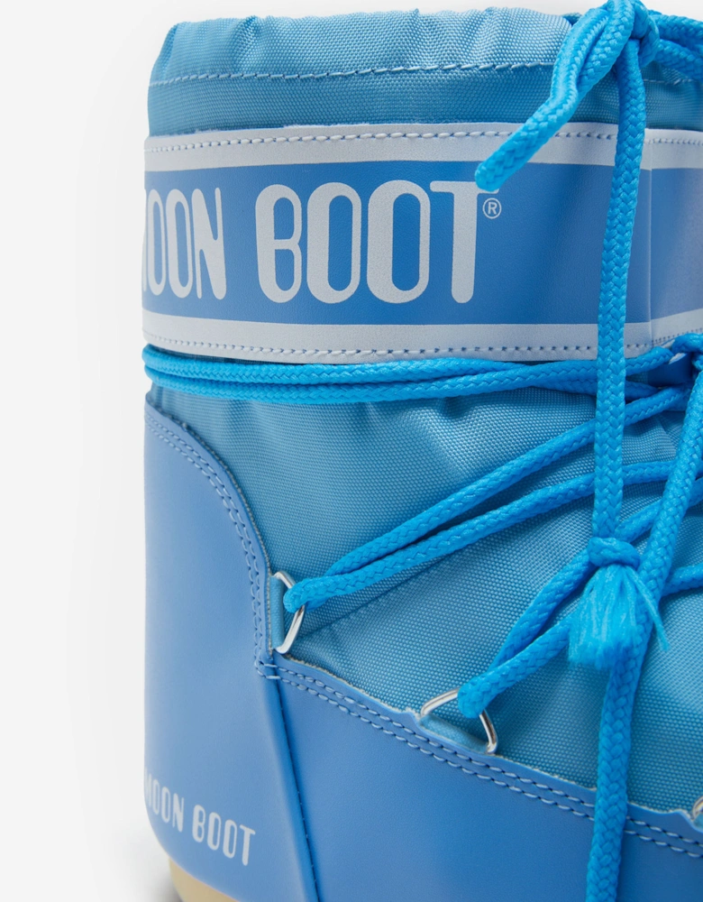 Moon Boot Boys Icon Low Boots in Blue