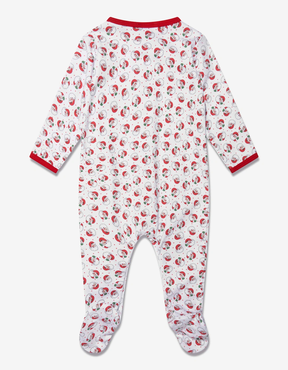 Baby Winking Santa Babygrow in Red