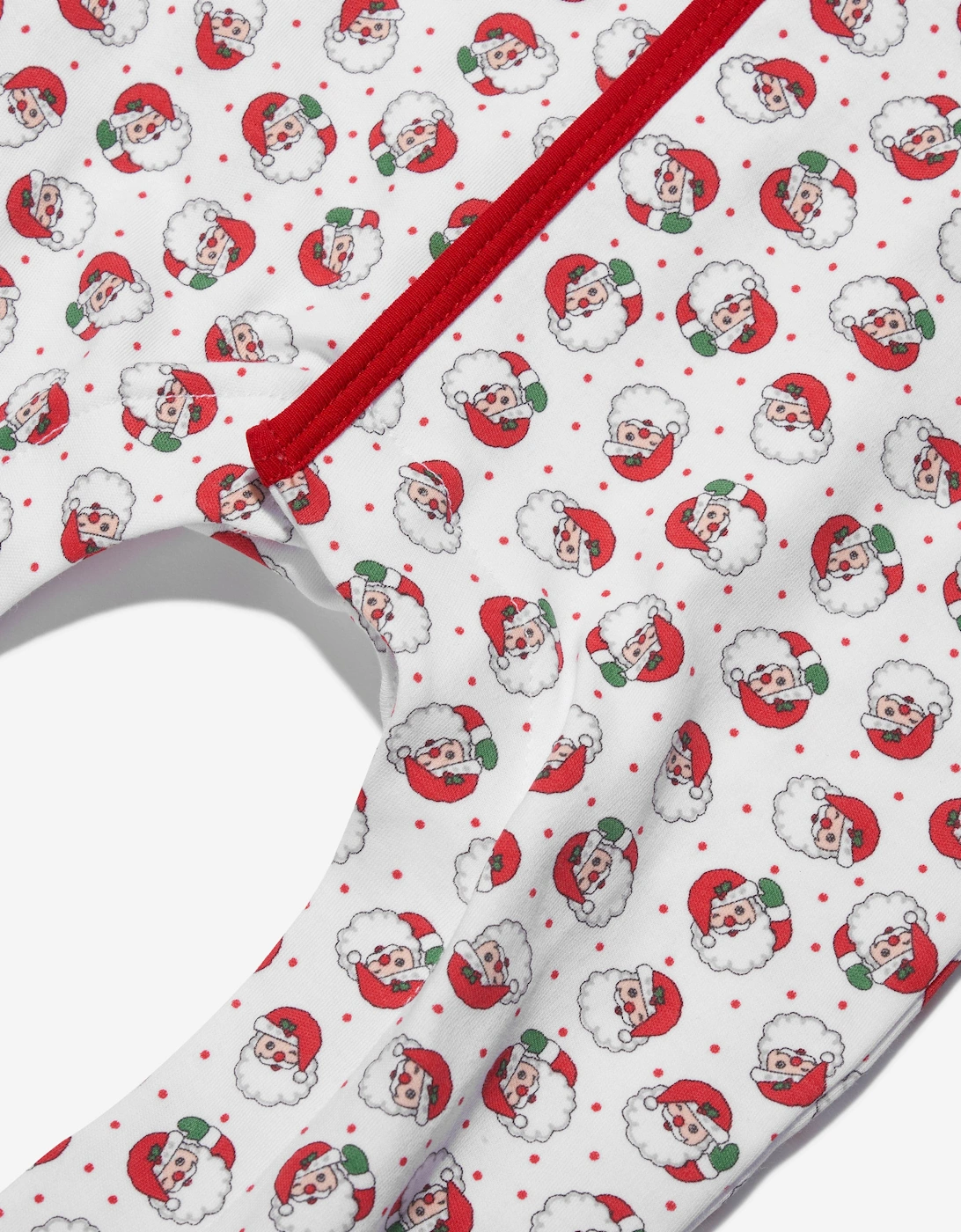Baby Winking Santa Babygrow in Red