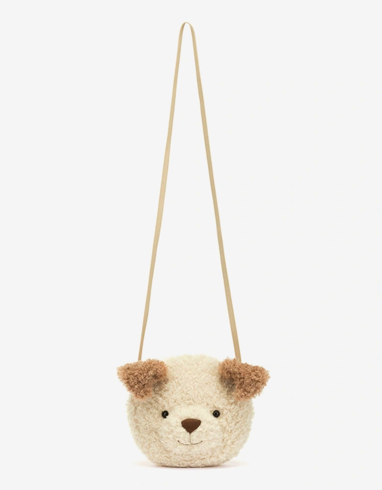 Little Pup Bag in Beige (19cm)