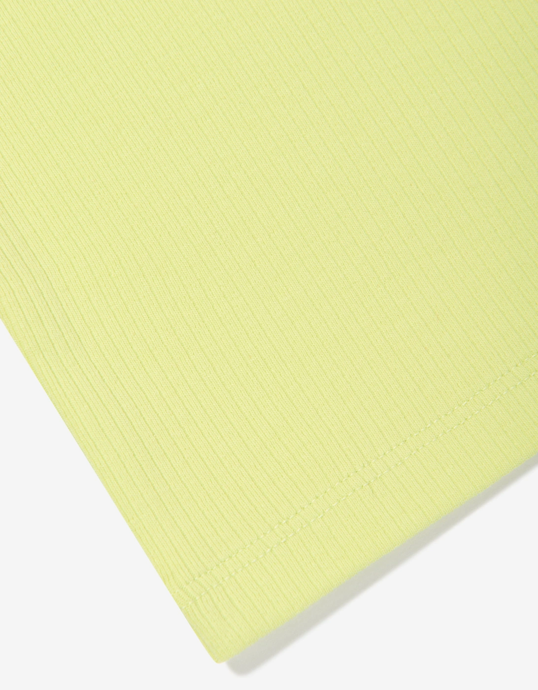 Girls Polo Rib Tank Top in Yellow