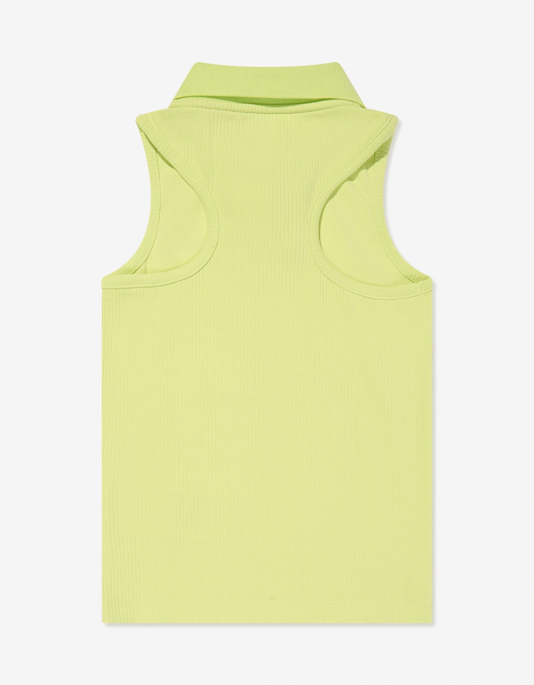Girls Polo Rib Tank Top in Yellow