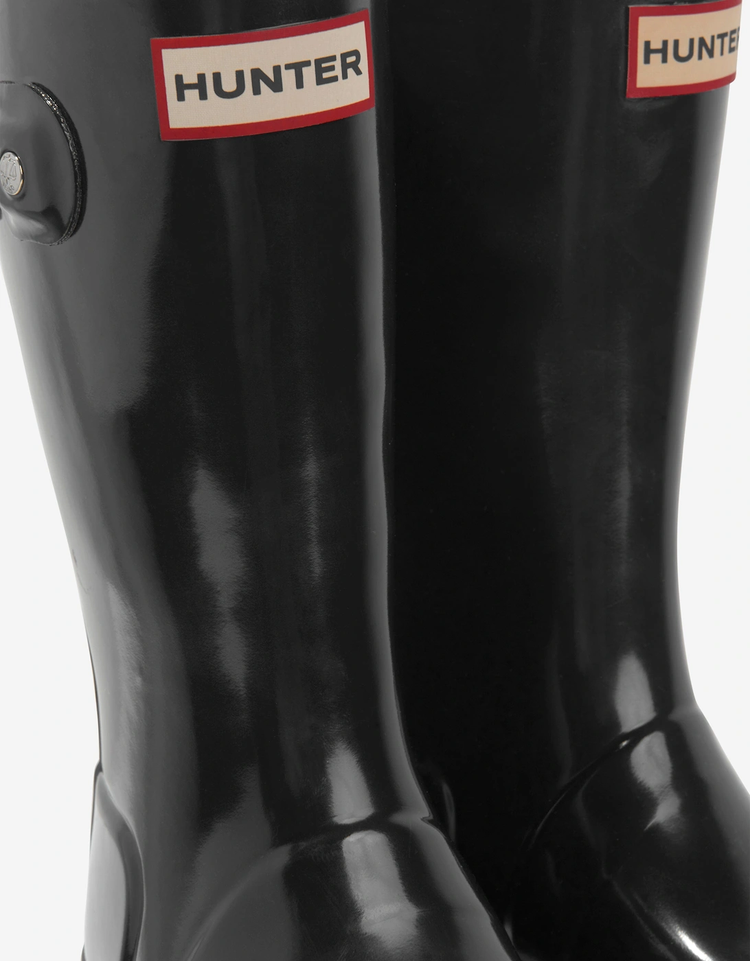 Kids Original Gloss Wellington Boots in Black