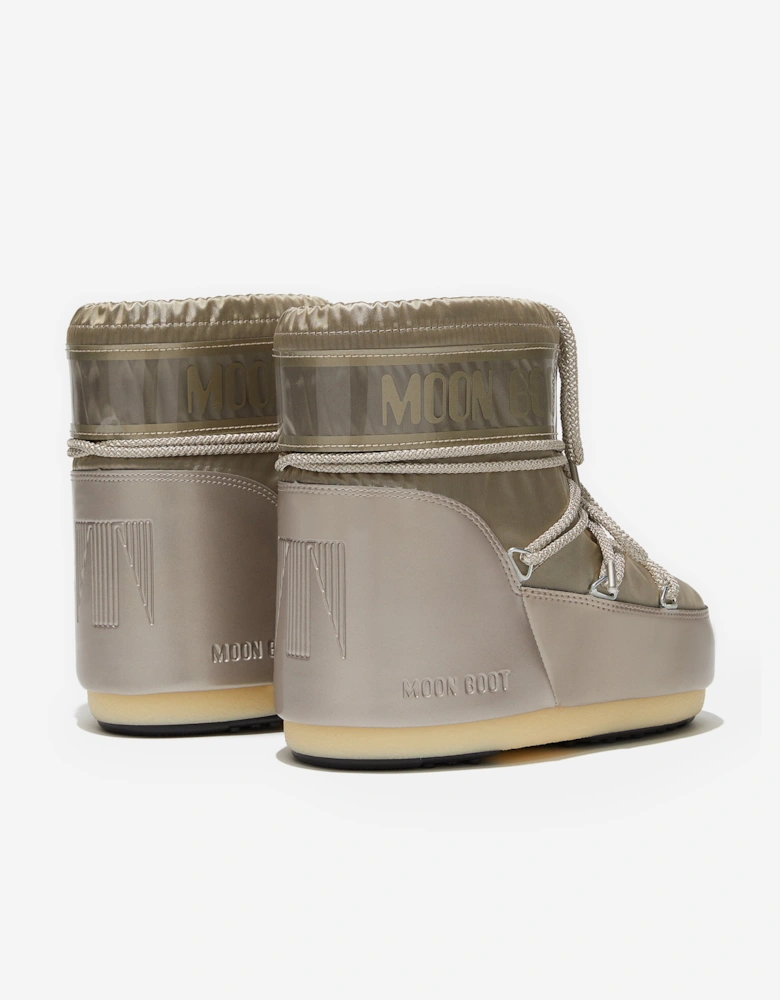 Girls Icon Low Glance Boots in Gold