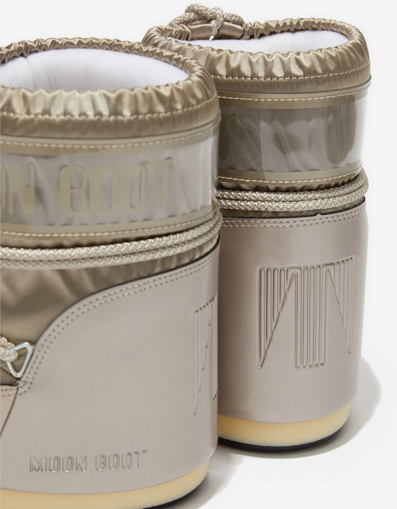 Girls Icon Low Glance Boots in Gold
