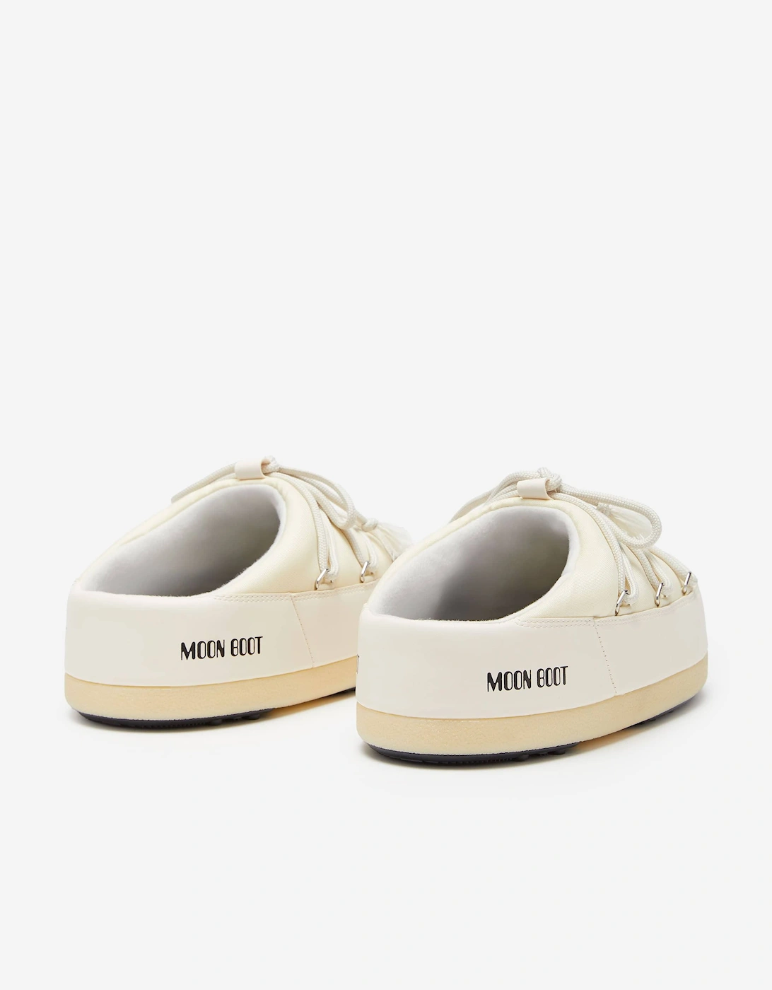 Moon Boot Kids EVX Nylon Mules in Ivory