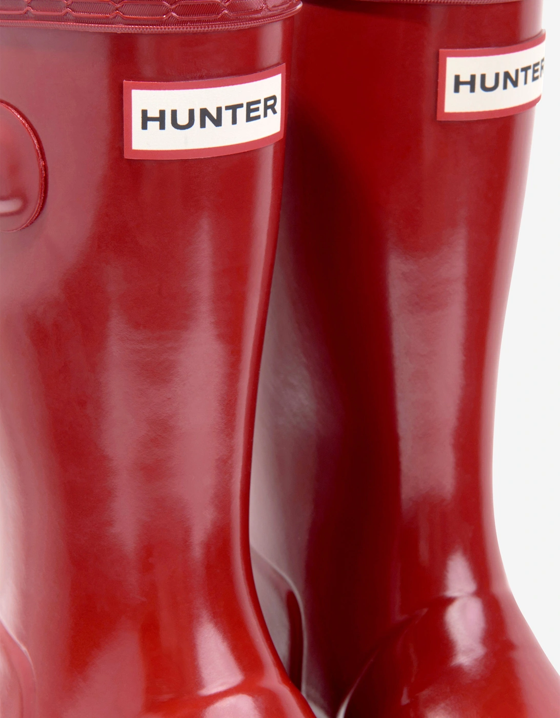 Kids Original Gloss Wellington Boots in Red