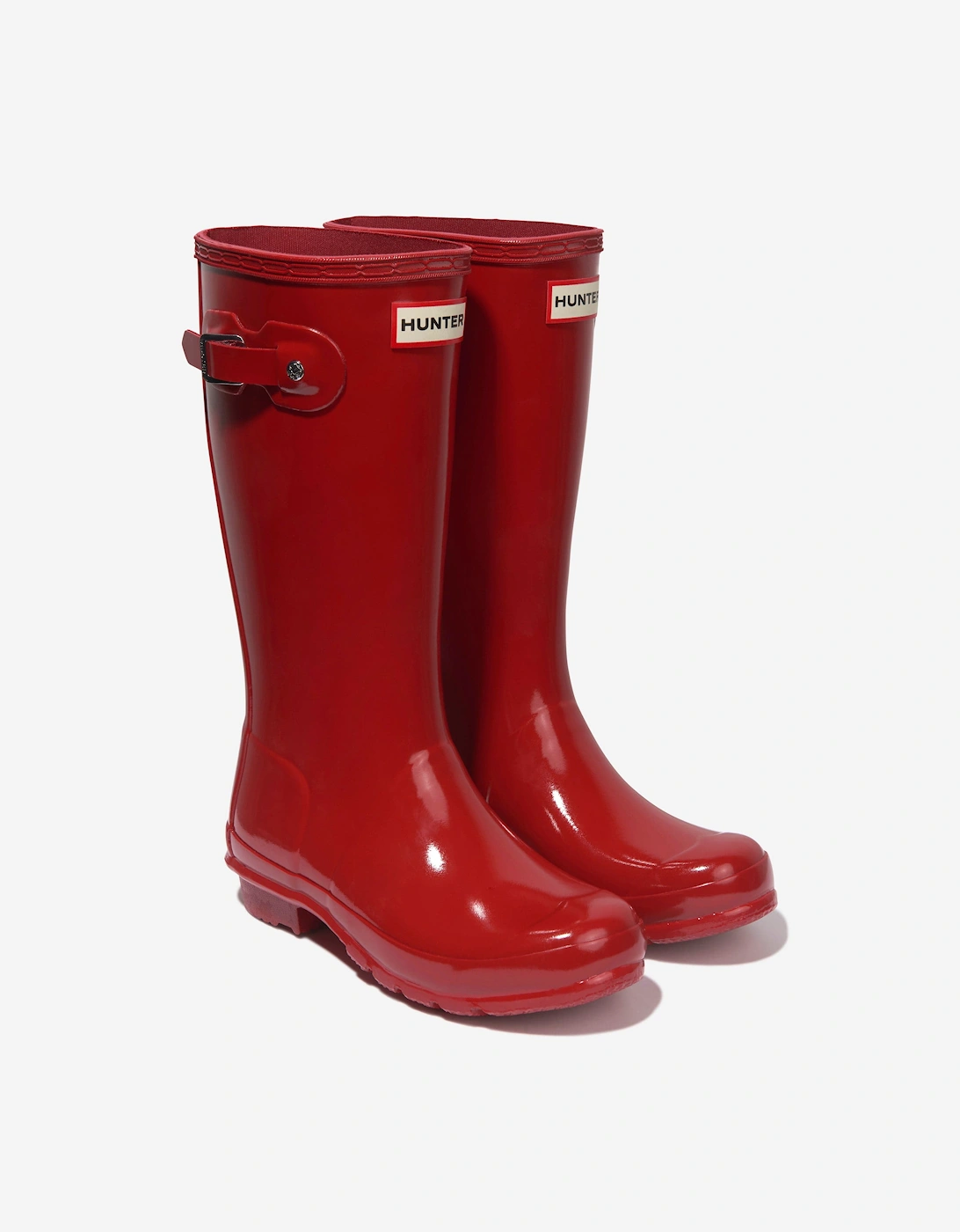 Kids Original Gloss Wellington Boots in Red