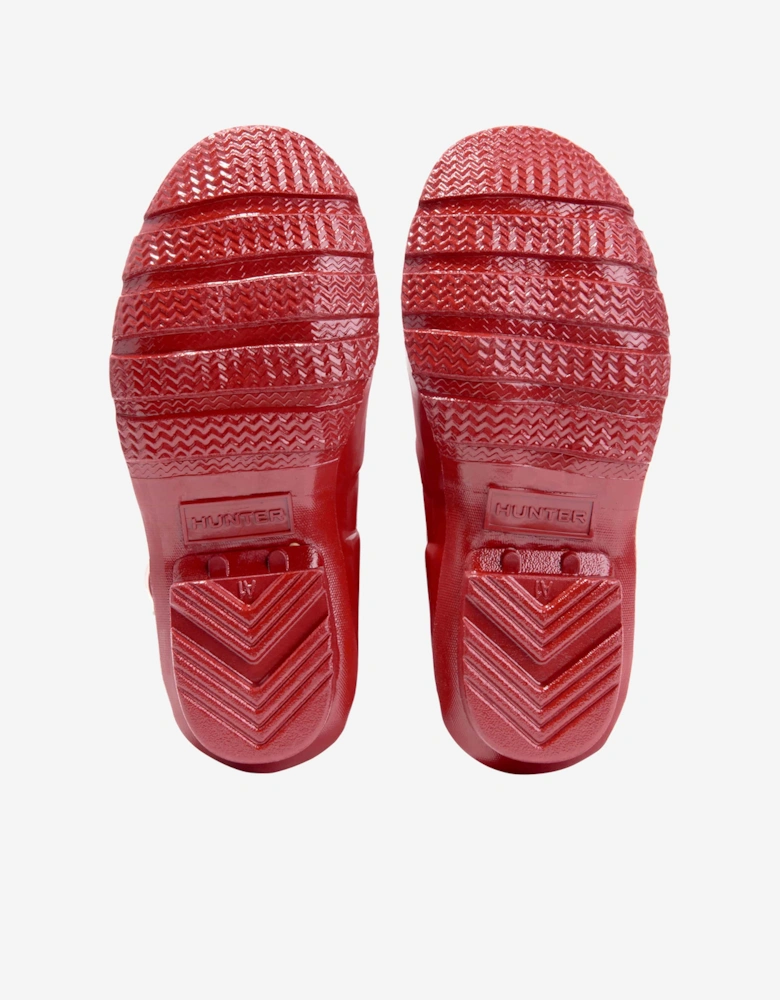 Kids Original Gloss Wellington Boots in Red
