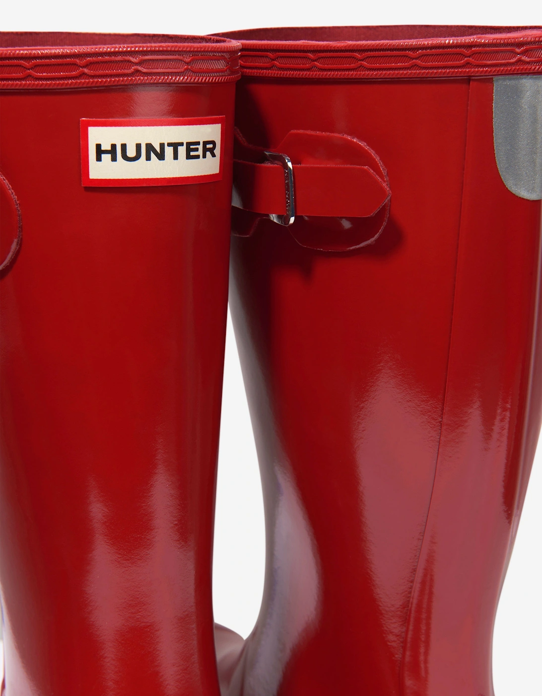 Kids Original Gloss Wellington Boots in Red