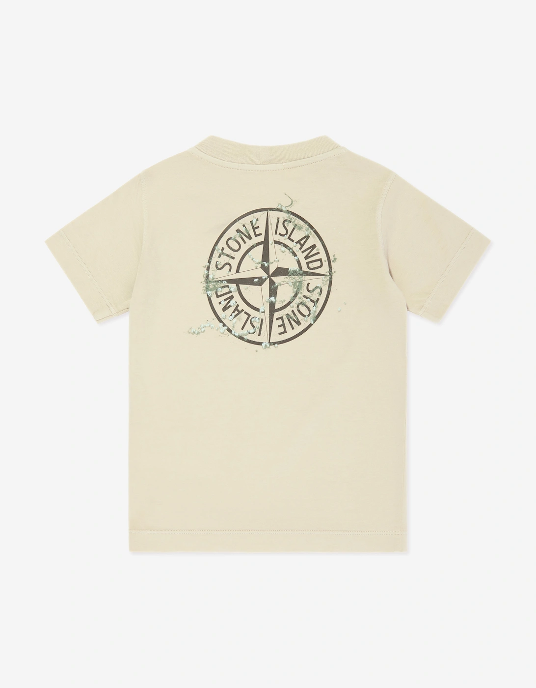 Boys Logo T-Shirt in Beige
