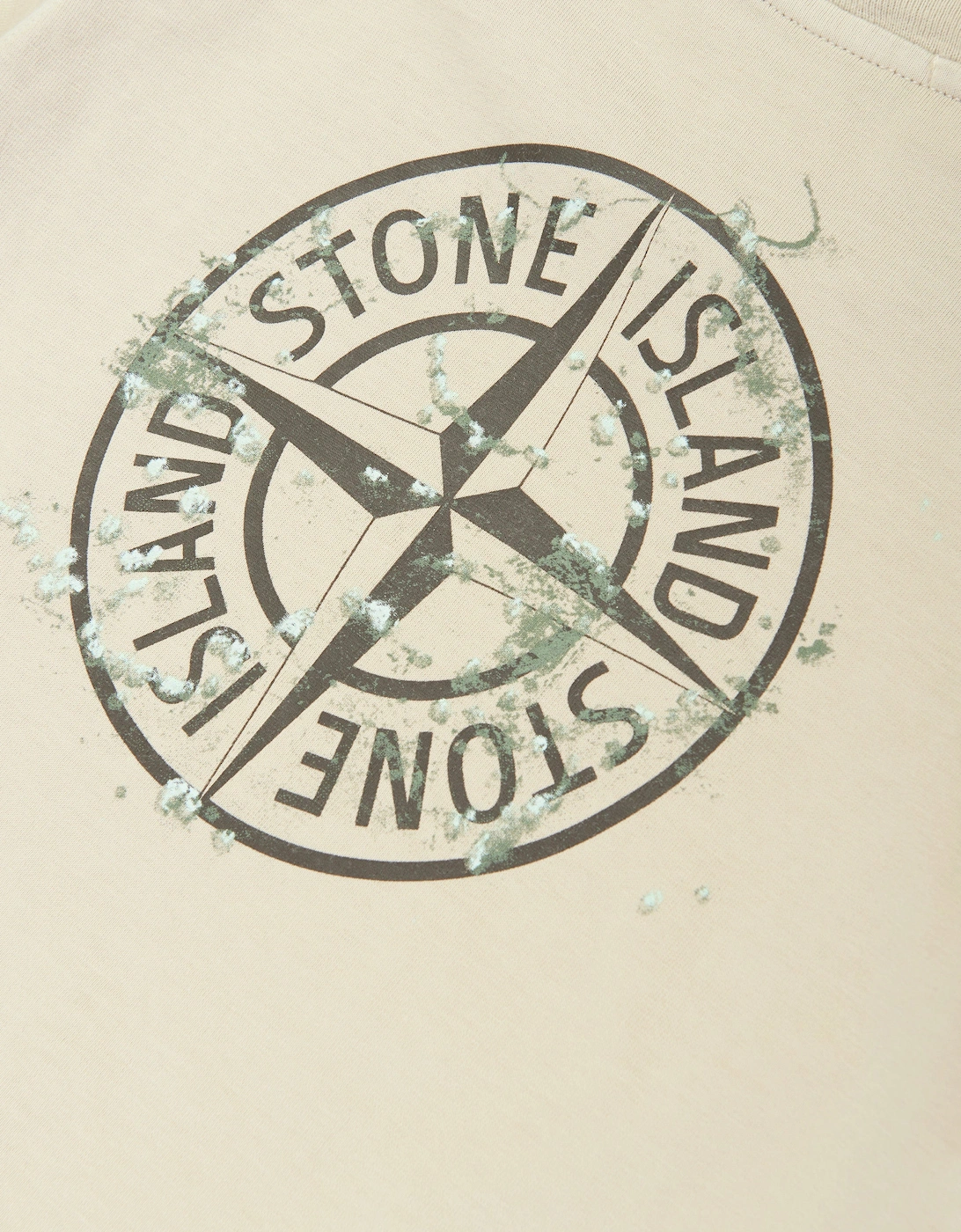 Boys Logo T-Shirt in Beige